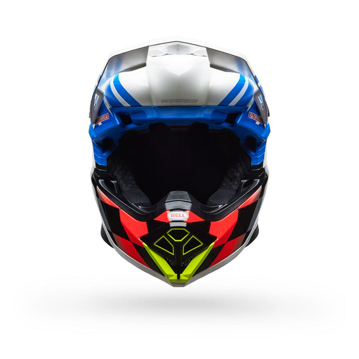 Bell Moto-10 Spherical Helmet - Pro Circuit Replica 25 Gloss Blue/White