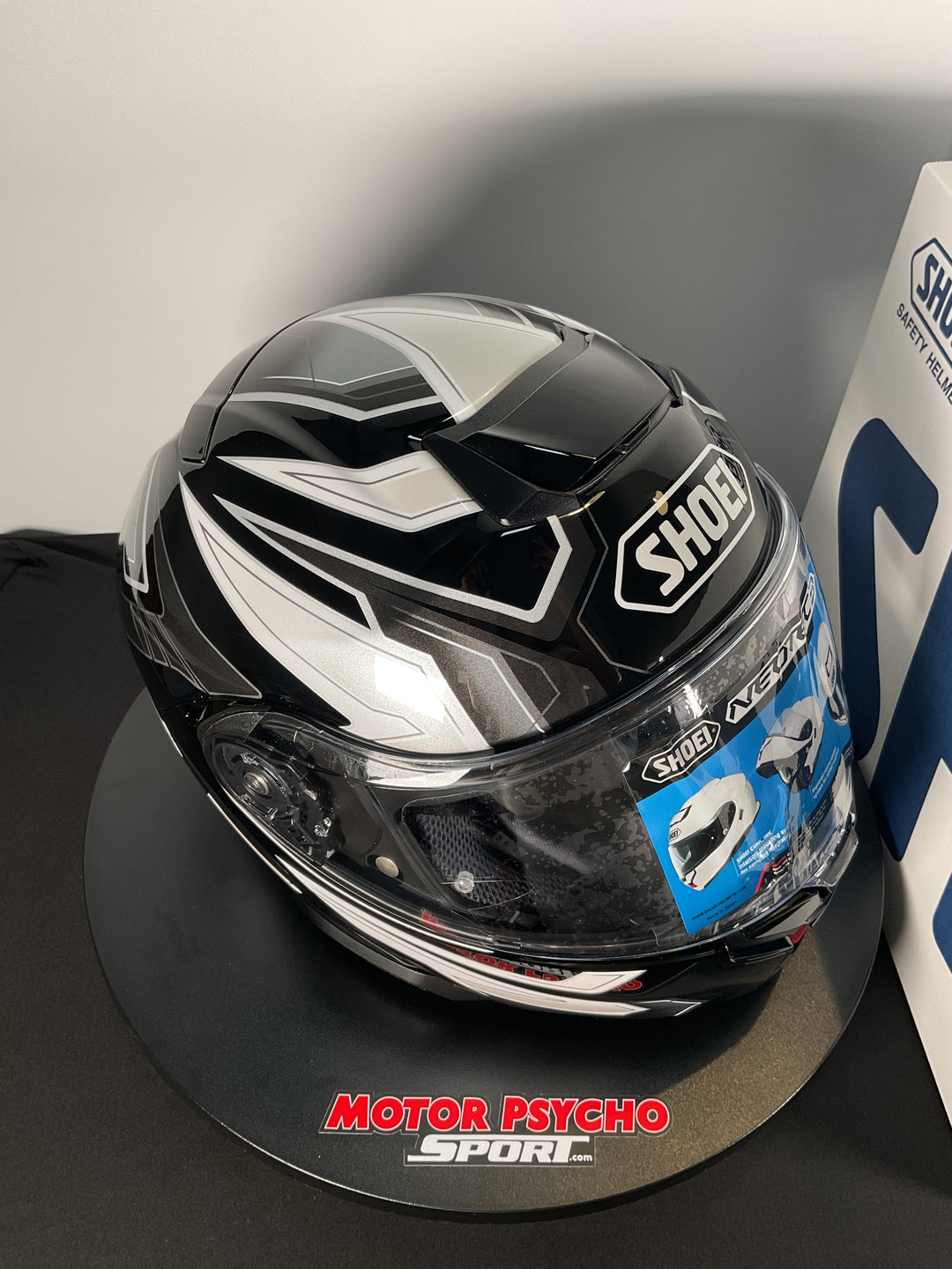Shoei Neotec 3 Anthem Modular Helmet - TC-5 Black/Silver - Size L - OPEN BOX