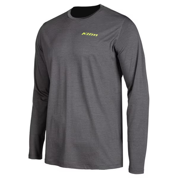 KLIM TETON MERINO WOOL LS SHIRT - ASPHALT