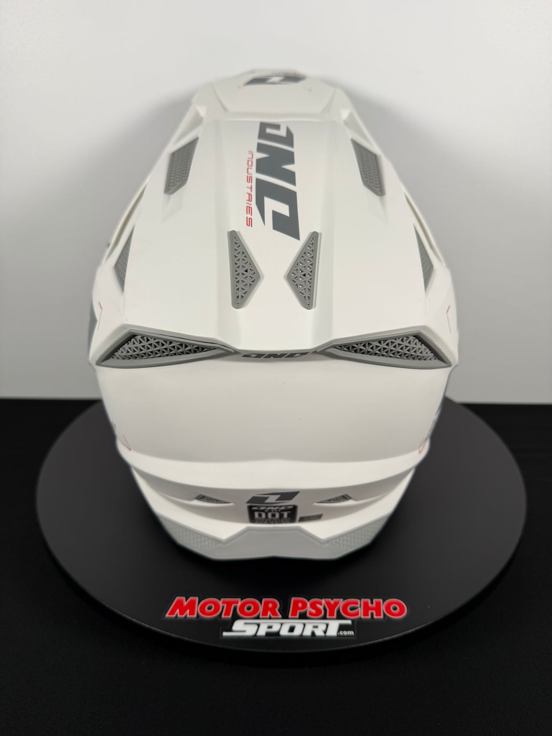 One Industries X-297 HELMET - FOCUS WHITE/GRAY - Size 2XL - OPEN BOX