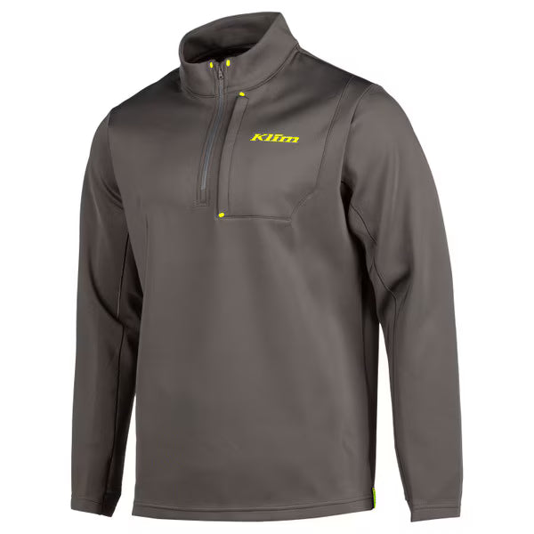 KLIM DEFENDER 1/4 ZIP - ASPHALT - HI-VIS