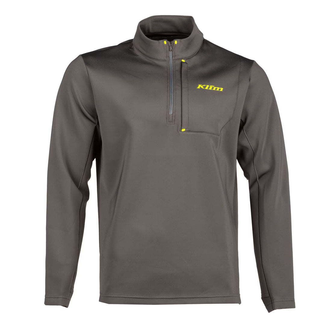 KLIM DEFENDER 1/4 ZIP - ASPHALT - HI-VIS