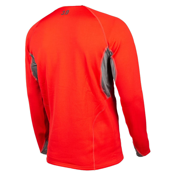 KLIM AGGRESSOR SHIRT 3.0 - HIGH RISK RED - CASTLEROCK GRAY