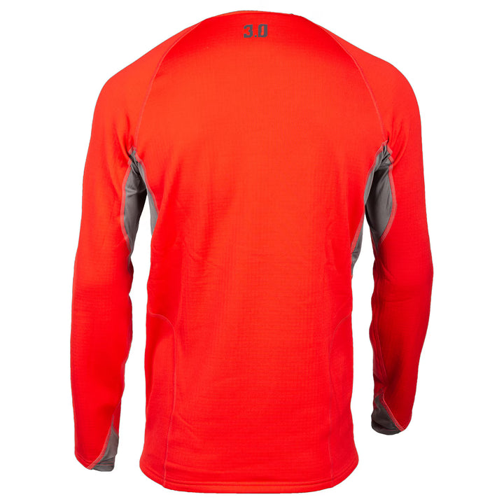 KLIM AGGRESSOR SHIRT 3.0 - HIGH RISK RED - CASTLEROCK GRAY