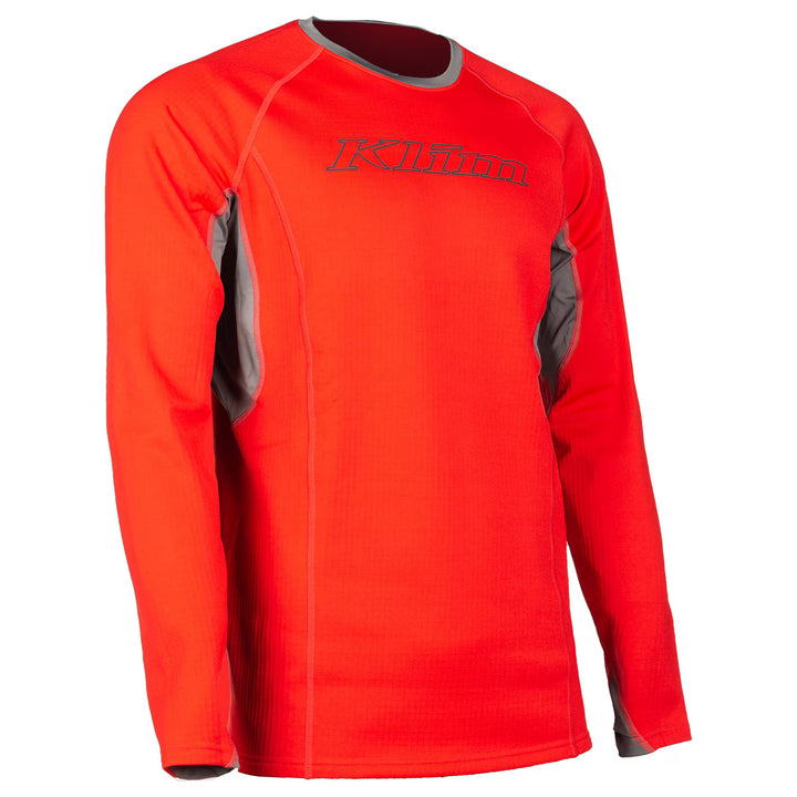 KLIM AGGRESSOR SHIRT 3.0 - HIGH RISK RED - CASTLEROCK GRAY