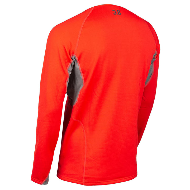KLIM AGGRESSOR SHIRT 3.0 - HIGH RISK RED - CASTLEROCK GRAY