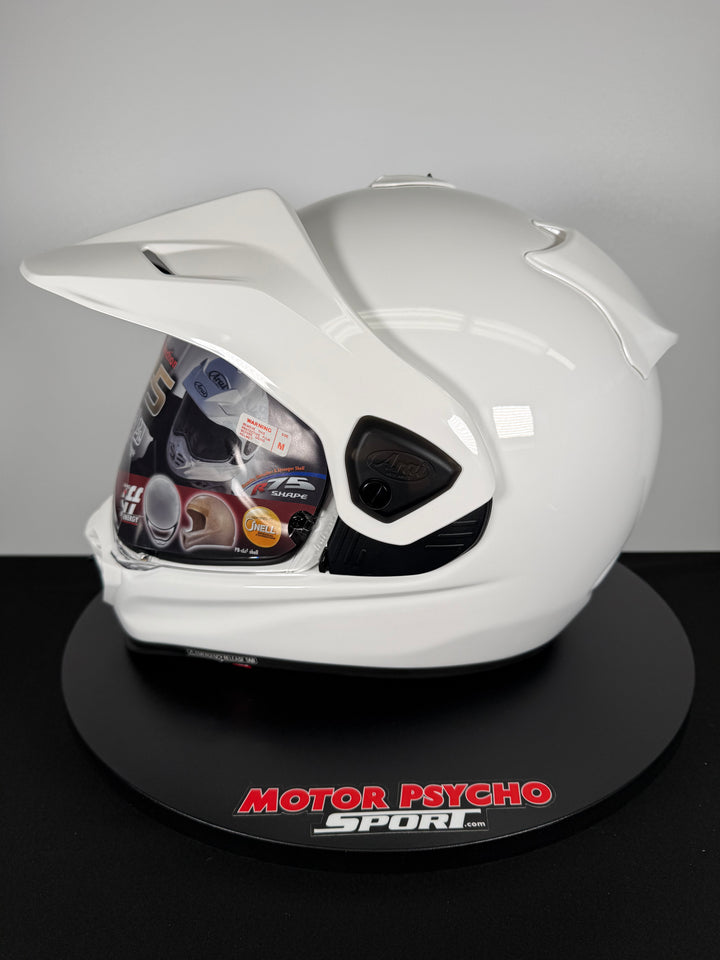 Arai XD-5 Helmet - Gloss White - Size Medium - OPEN BOX - FINAL SALE / NO RETURNS