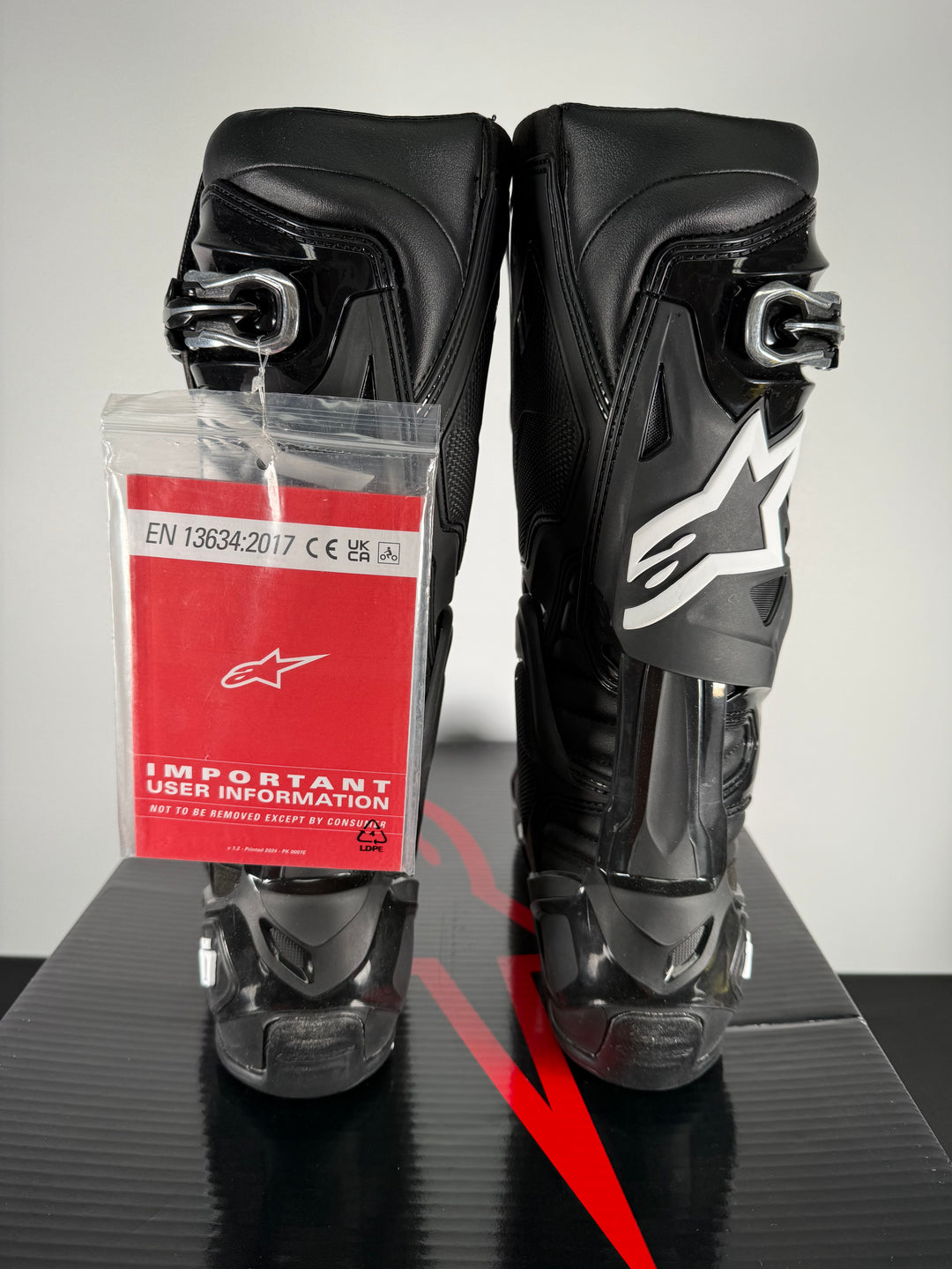 Alpinestars Tech 10 Boots - Black - Size Euro 47 / US 12 - OPEN BOX