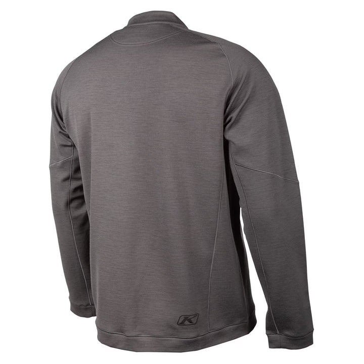KLIM TETON MERINO WOOL 1/4 ZIP - ASPHALT
