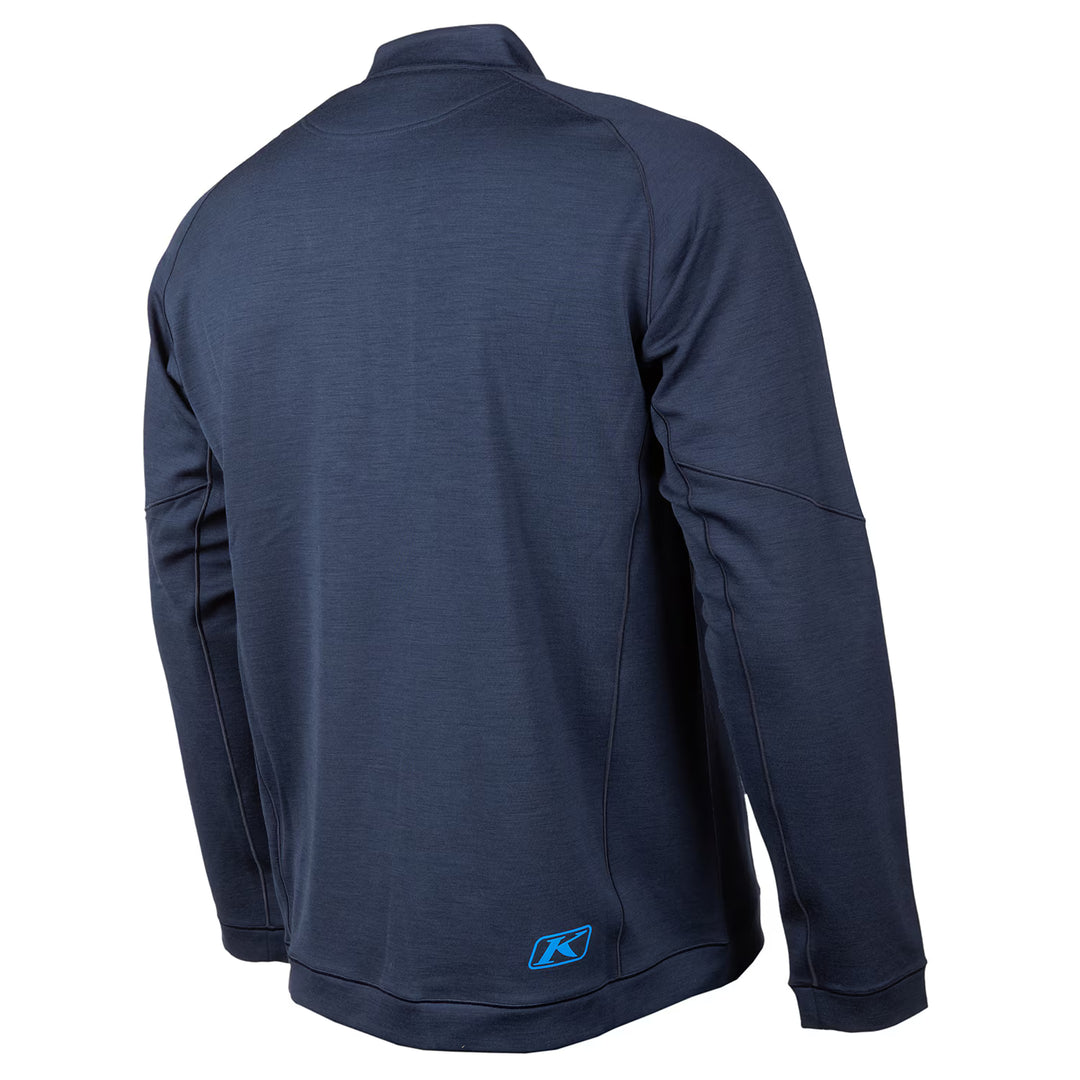 KLIM TETON MERINO WOOL 1/4 ZIP - NAVY BLUE
