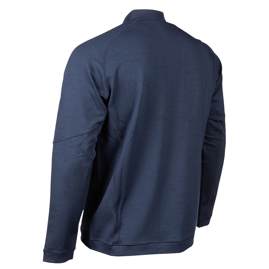 KLIM TETON MERINO WOOL 1/4 ZIP - NAVY BLUE