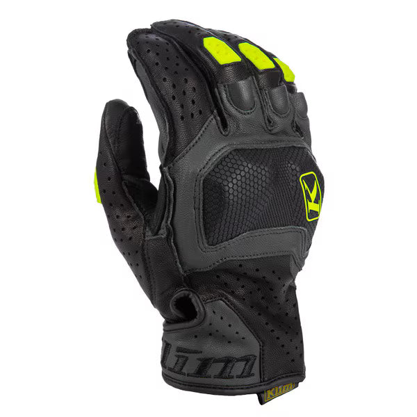 KLIM BADLANDS AERO PRO SHORT GLOVE - BLACK - HI-VIS