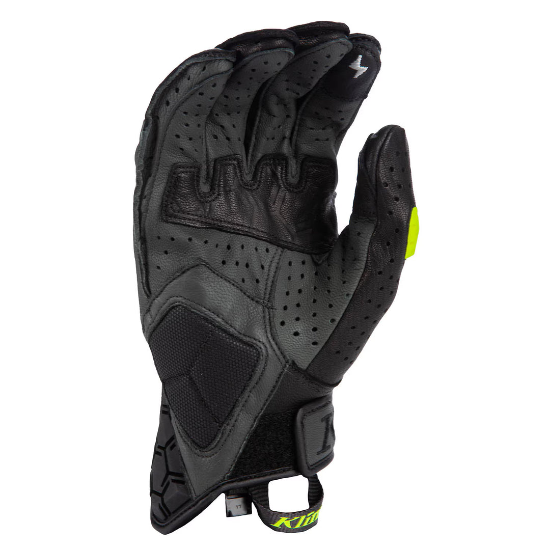 KLIM BADLANDS AERO PRO SHORT GLOVE - BLACK - HI-VIS