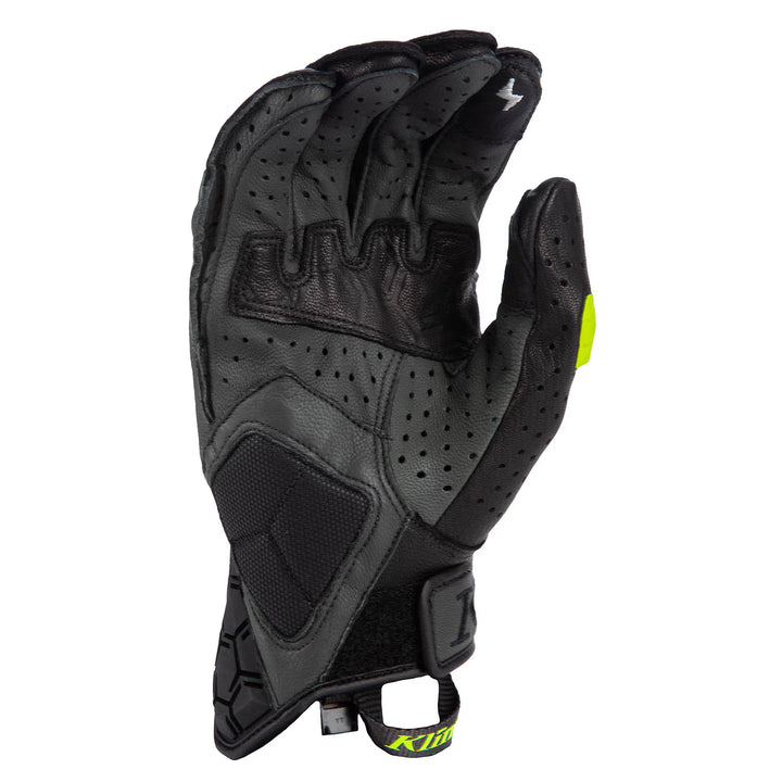 KLIM BADLANDS AERO PRO SHORT GLOVE - BLACK - HI-VIS