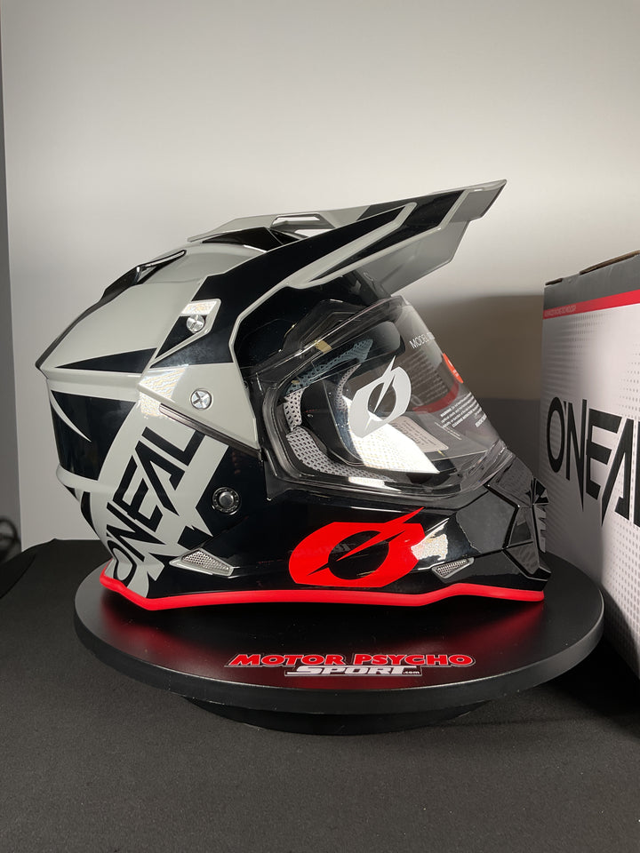 O'Neal Sierra Helmet R Gray/Black/Red - Size M - Used Open Box