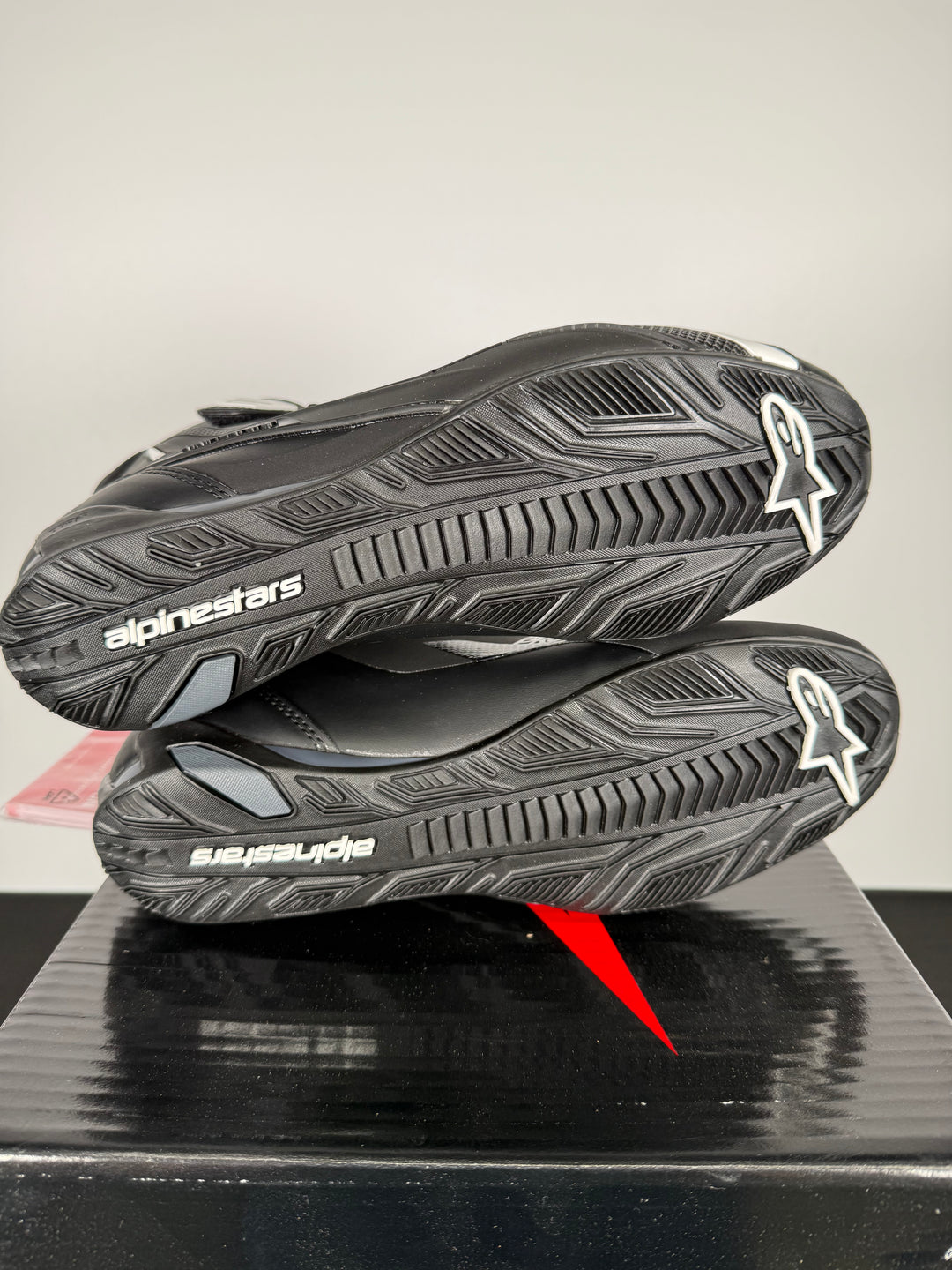 Alpinestars Faster-4 Shoes - Black - Size EU 42 / US 9 - OPEN BOX - FINAL SALE / NO RETURNS