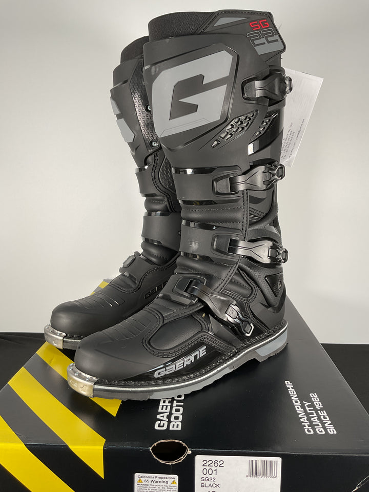 Gaerne SG-10 Boots - Black - Size 11 - Open Box  #2