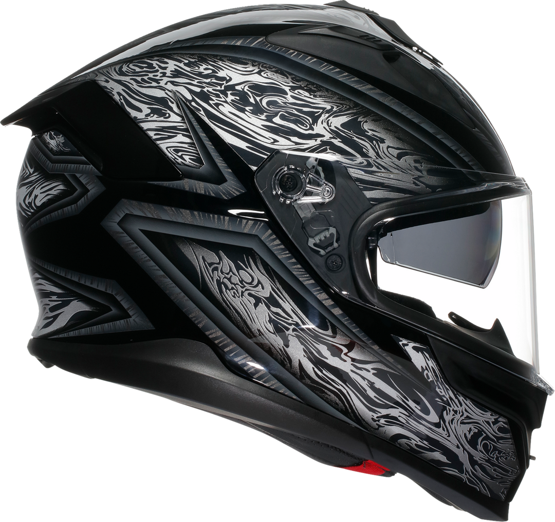 AGV K7 Helmet - Damascus Black/Silver