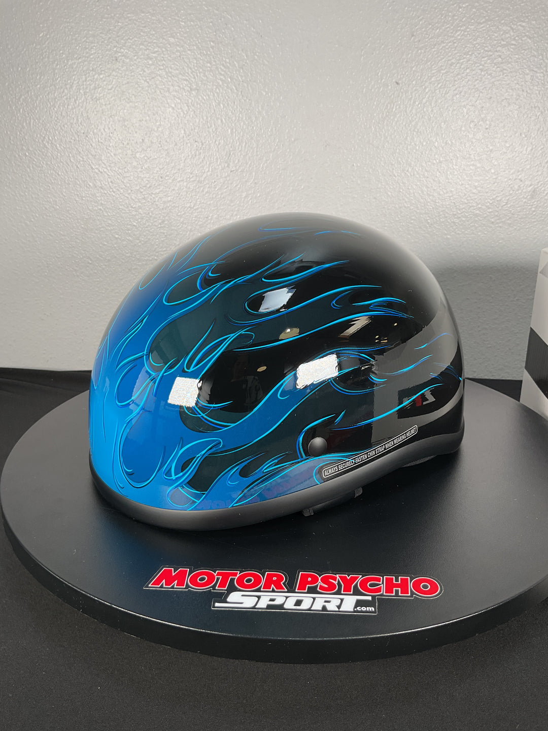 beanie motorcycle helmet Z1R CC Beanie Hellfire Helmet - Blue - Size Medium
