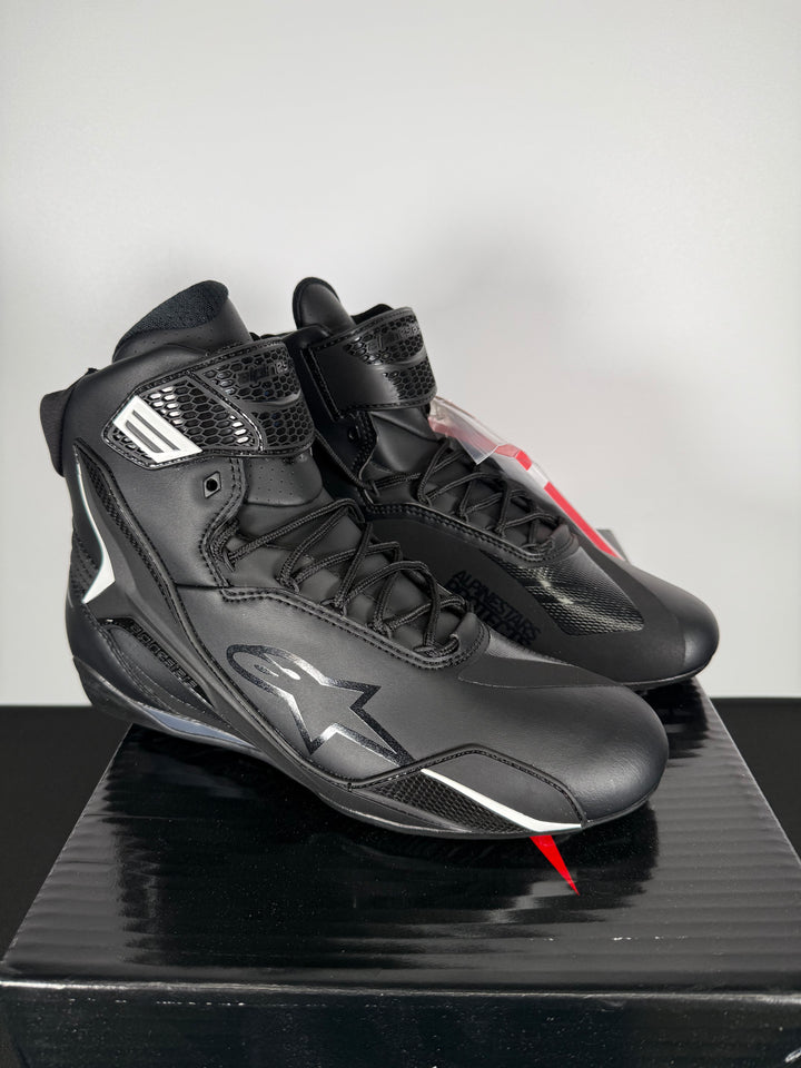 Alpinestars Faster-4 Shoes - Black - Size EU 42 / US 9 - OPEN BOX - FINAL SALE / NO RETURNS