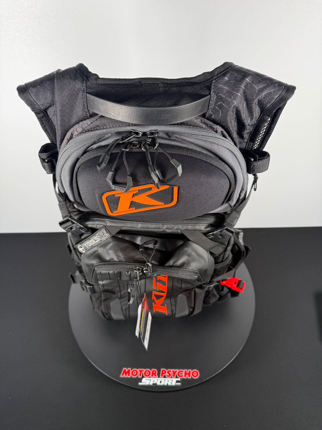 KLIM NAC PAK - ASPHALT - STRIKE ORANGE - OPEN BOX