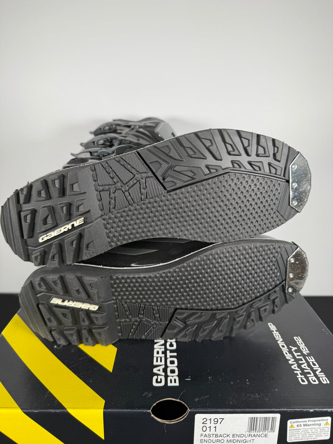 Gaerne Fastback Endurance Enduro Boots - Midnight - Size EU 44 / US 9.5 - OPEN BOX