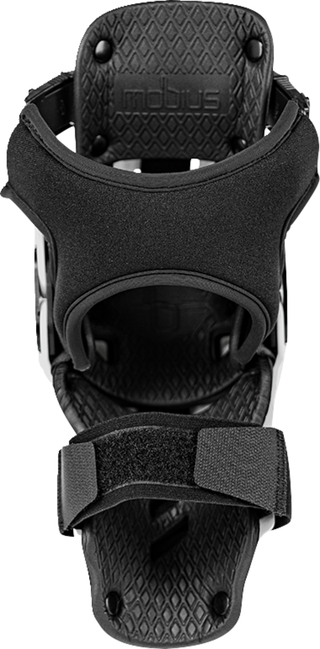 Mobius X8H Hybrid Knee Support - White/Black Pair