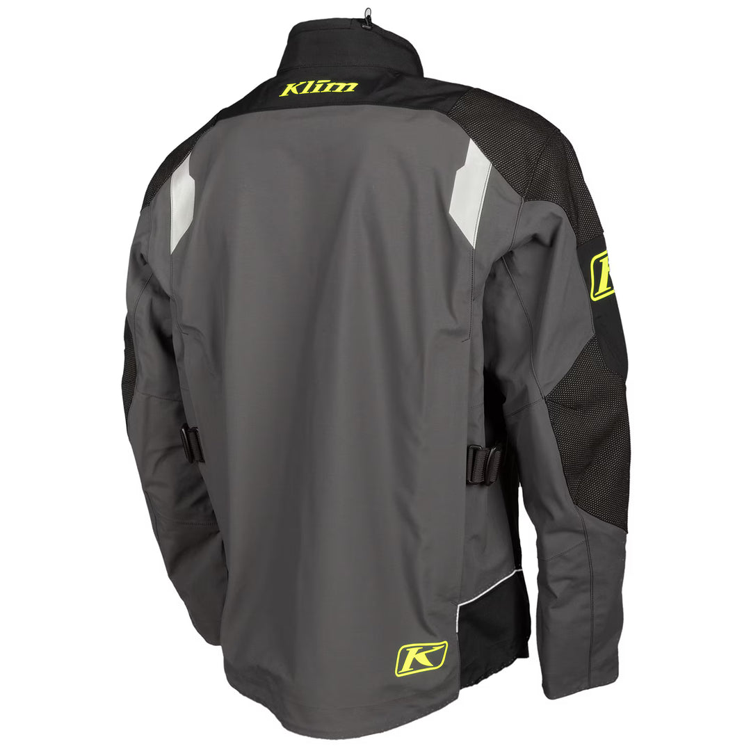 KLIM RAPTOR GTX OVERSHELL JACKET - MONUMENT GRAY - ASPHALT - HI-VIS