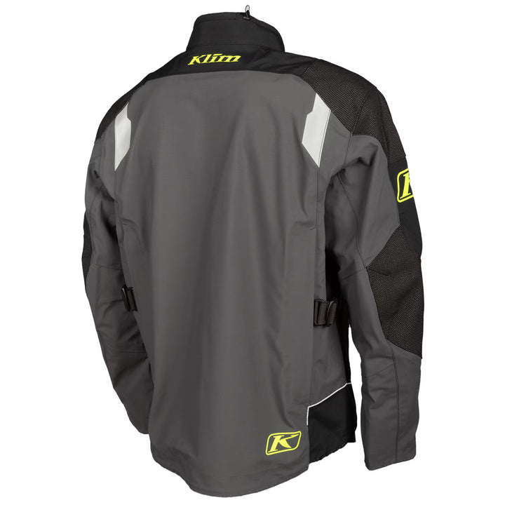 KLIM RAPTOR GTX OVERSHELL JACKET - MONUMENT GRAY - ASPHALT - HI-VIS