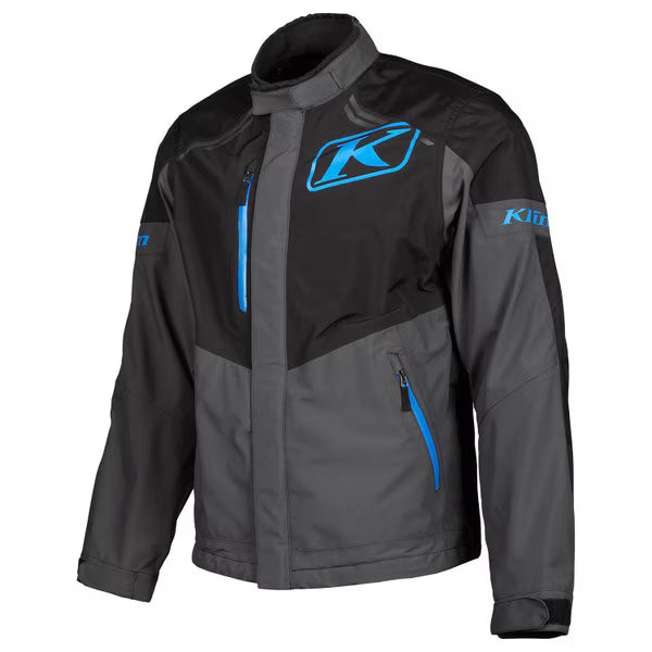 KLIM TRAVERSE GTX JACKET - BLACK - KINETIK BLUE