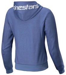 ALPINESTARS STELLA CHROME V2 SPORT HOODIE  - BLUE VIOLET/WHITE