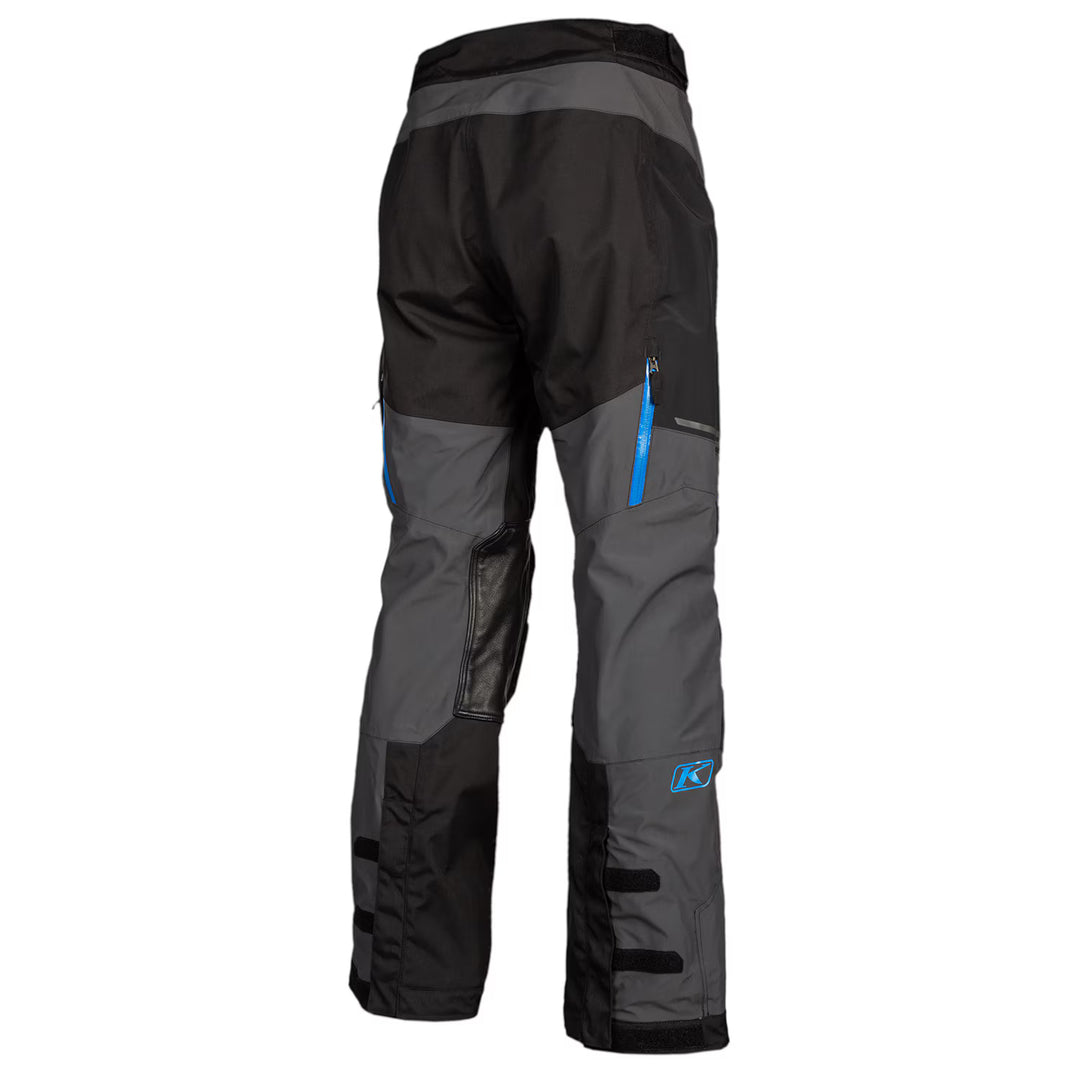 KLIM TRAVERSE GTX PANT - BLACK - KINETIK BLUE