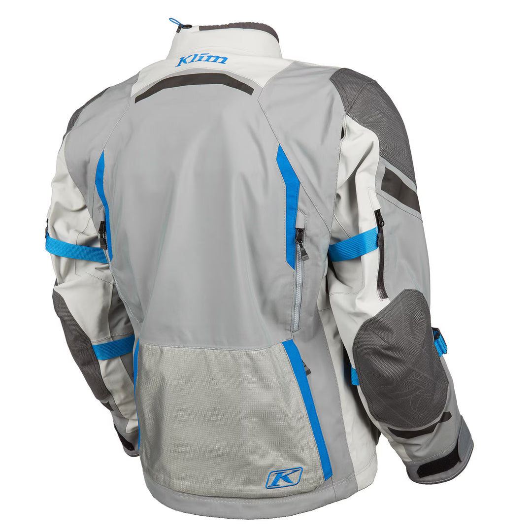 KLIM Badlands Pro Jacket - COOL GRAY - ELECTRIC BLUE LEMONADE
