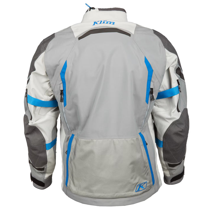 KLIM Badlands Pro Jacket - COOL GRAY - ELECTRIC BLUE LEMONADE