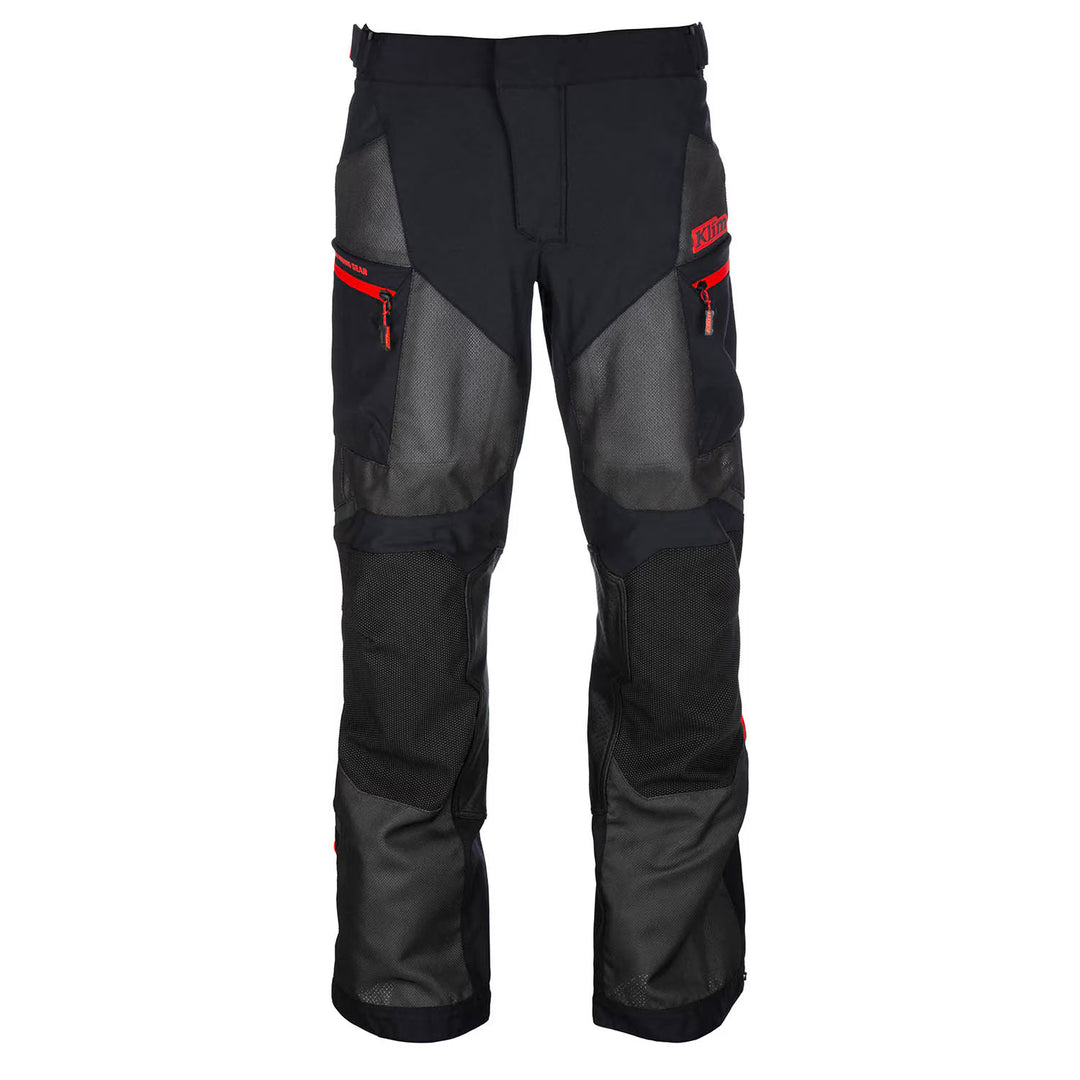KLIM Baja S4 Pant - Black - Fiery Red