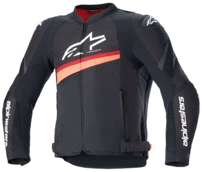 ALPINESTARS T-GP PLUS R V4 AIRFLOW JACKET - BLACK/RED FLUO