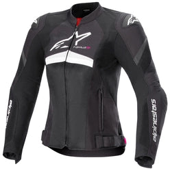ALPINESTARS STELLA T-GP PLUS RV4 AIRFLOW JACKET  BLACK WHITE
