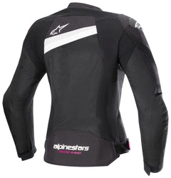 ALPINESTARS STELLA T-GP PLUS RV4 AIRFLOW JACKET  BLACK WHITE