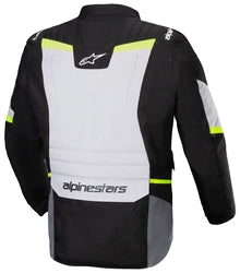 ALPINESTARS ST-1 WATERPROOF JACKET - ICE GREY/BLACK/YELLOW FLUO