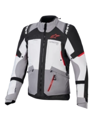 ALPINESTARS ANDES V4 DRYSTAR JACKET - DARK GREY/ ICE GREY/ BRIGHT RED