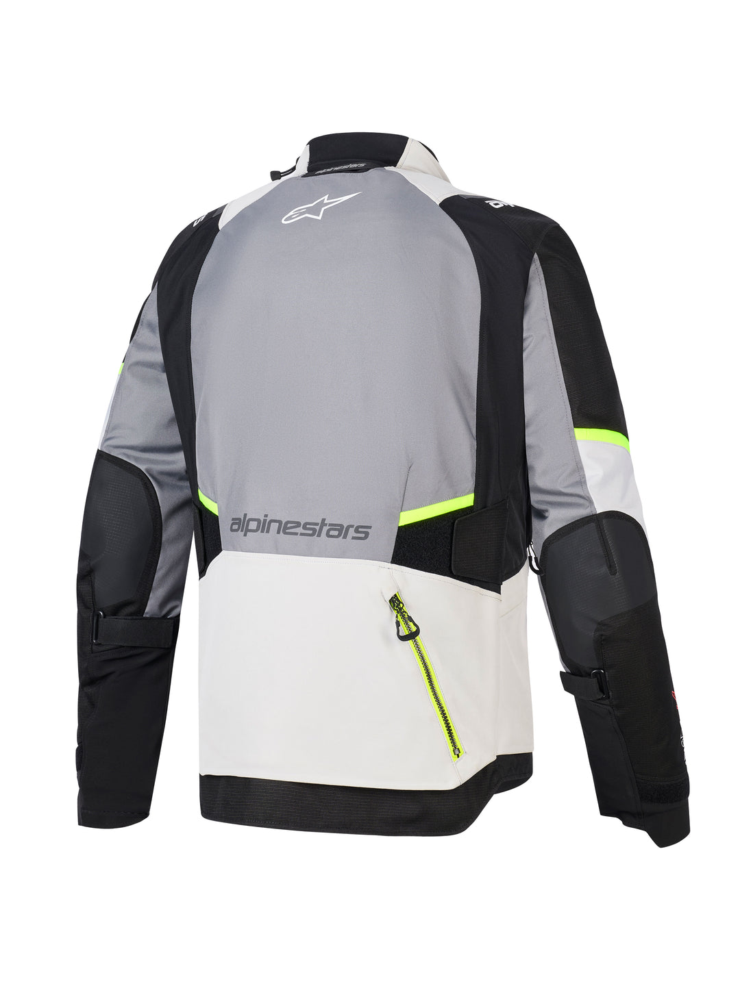 Alpinestars Stella Andes V4 Drystar Women's Jacket - Ice Grey/Dark Grey/Grey Black/Yellow Fluo