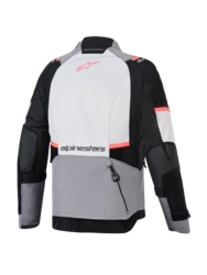 ALPINESTARS STELLA ANDES V4 DRYSTAR JACKET - DARK GREY/ICE GREY/BLACK CORAL FLUO