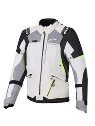 ALPINESTARS STELLA ANDES V4 DRYSTAR JACKET - ICE GREY/DARK GREY/GREY BLACK/YELLOW FLUO