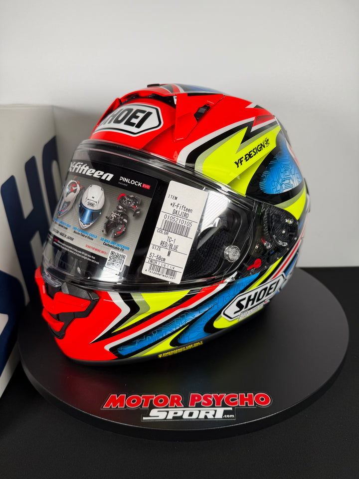 Shoei X-15 Daijiro Helmet - TC-1 - Size M - USED / OPEN BOX - FINAL SALE / NO RETURNS