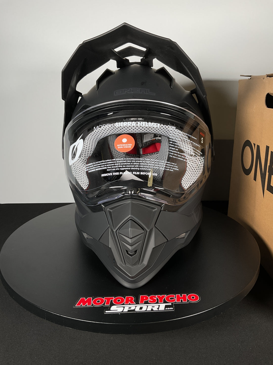 O'Neal  Sierra Helmet Flat Black - Size S - Used Open Box