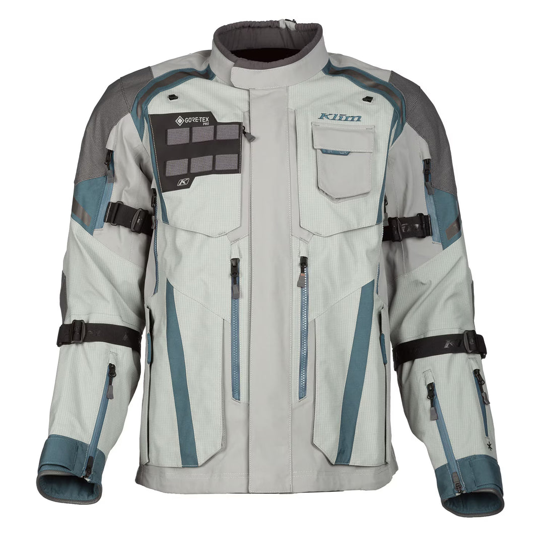 KLIM BADLANDS PRO A3 JACKET - MONUMENT GRAY - PETROL