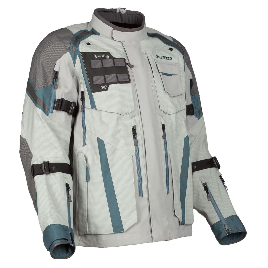 KLIM BADLANDS PRO A3 JACKET - MONUMENT GRAY - PETROL