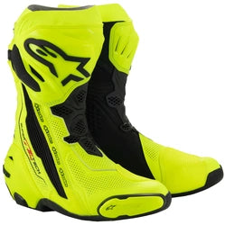 ALPINESTARS SUPERTEACH R V2 VENTED RACING BOOTS - YELLOW FLUO/BLACK
