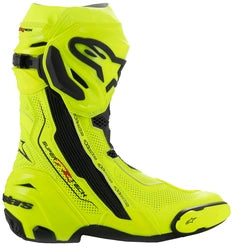 ALPINESTARS SUPERTEACH R V2 VENTED RACING BOOTS - YELLOW FLUO/BLACK