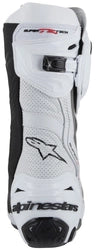 ALPINESTARS SUPERTEACH R V2 VENTED RACING BOOTS - WHITE/GREY/BLACK